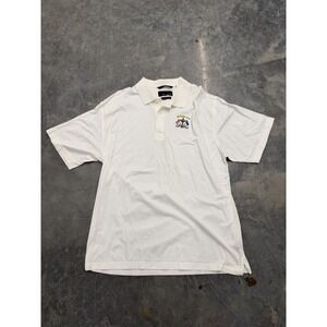 2008 Ryder Cup Valhalla Greg Norman White Golf Shirt Men XL Double Mercerized